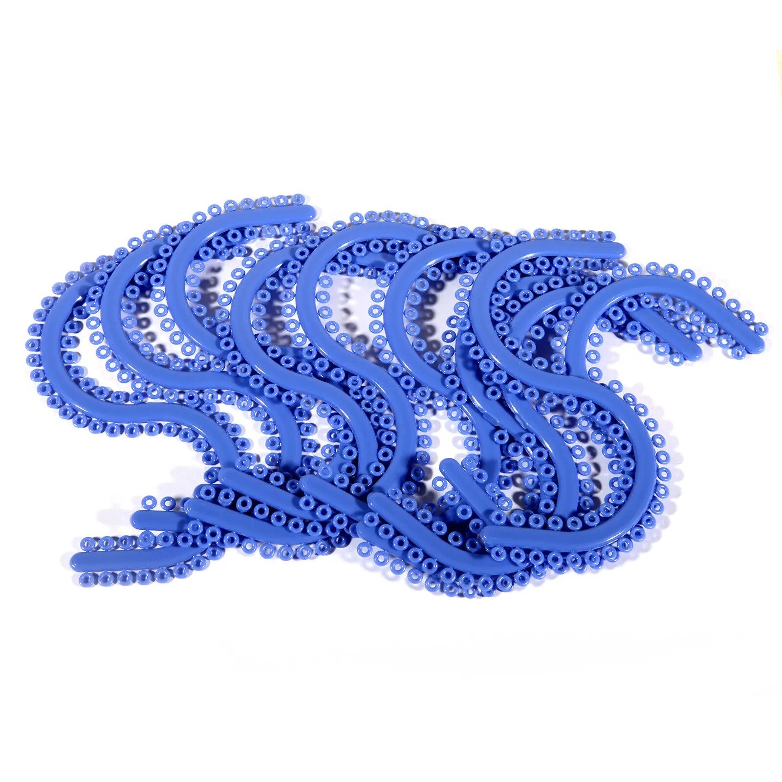  Dental Orthodontic Separate Tie Molded Separators Rings Blue Color Spacer S type  